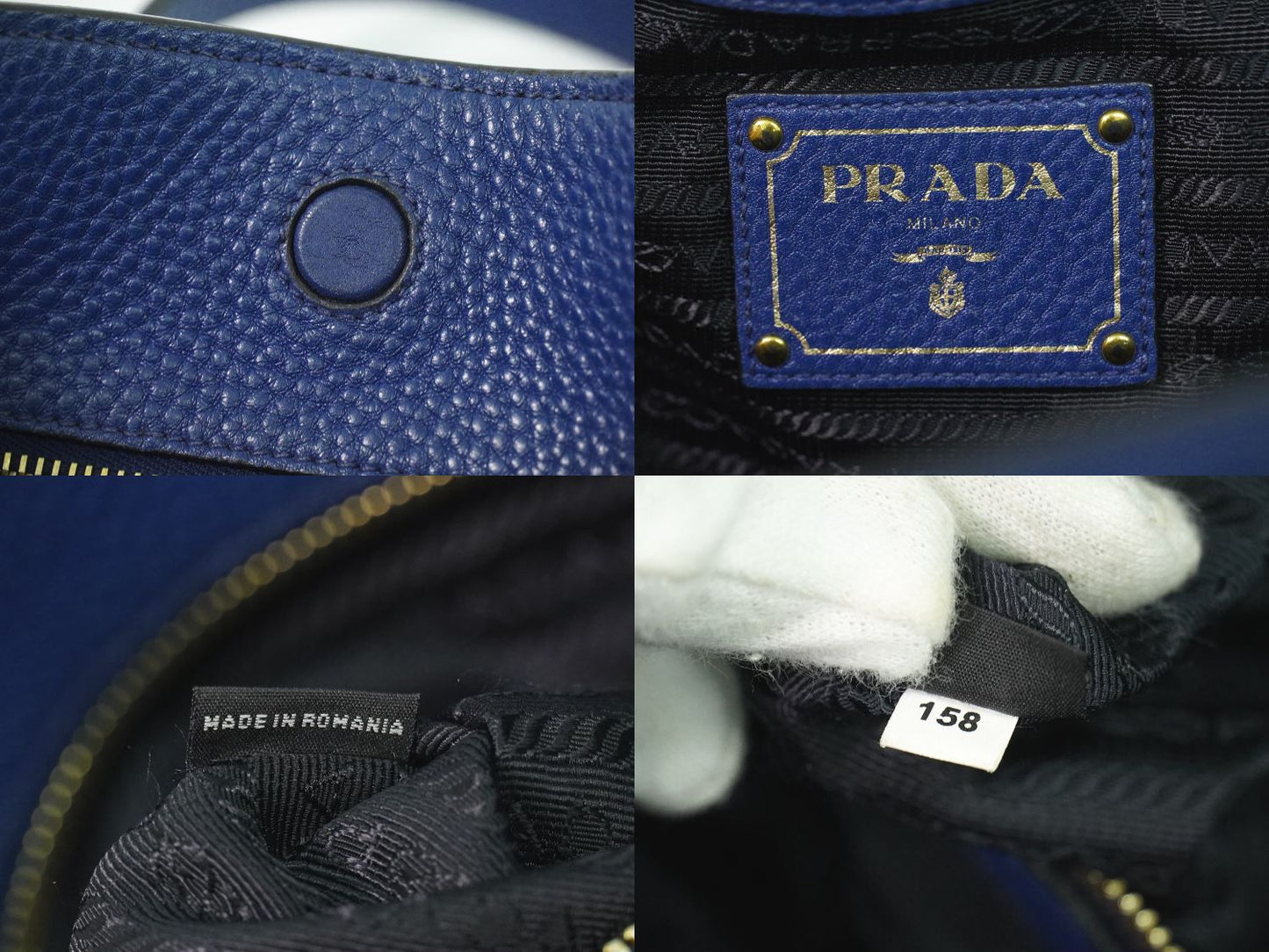 PRADA ショルダーバッグ ブルー