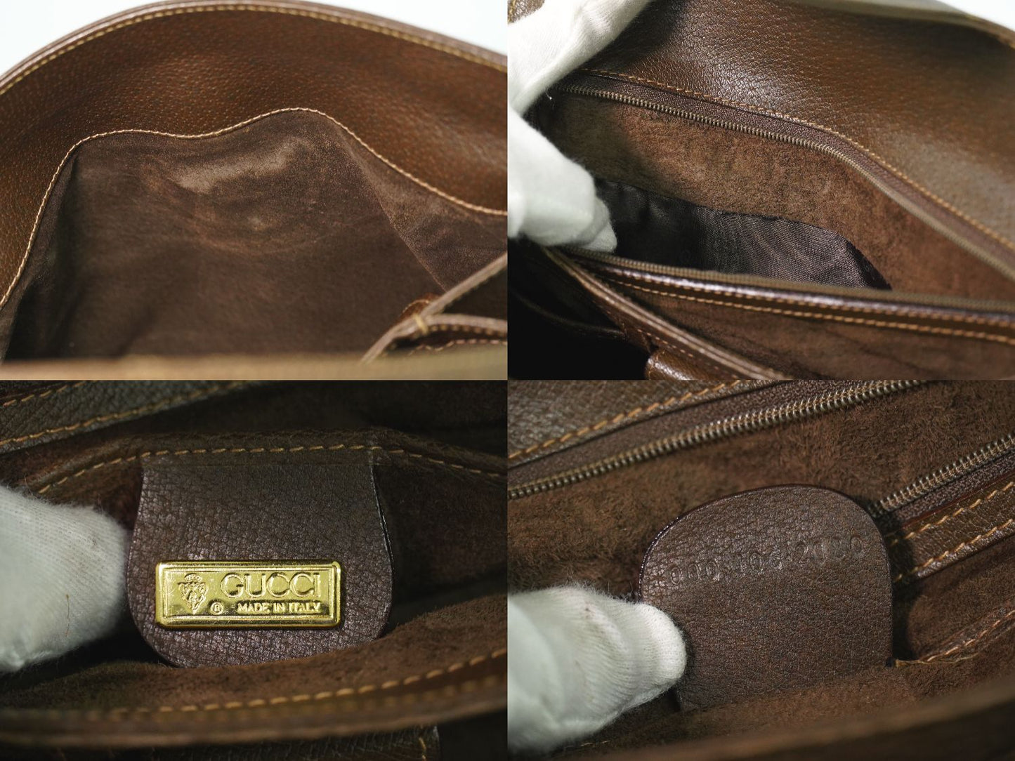 GUCCI オールドグッチ ハンドバッグ ブラウン