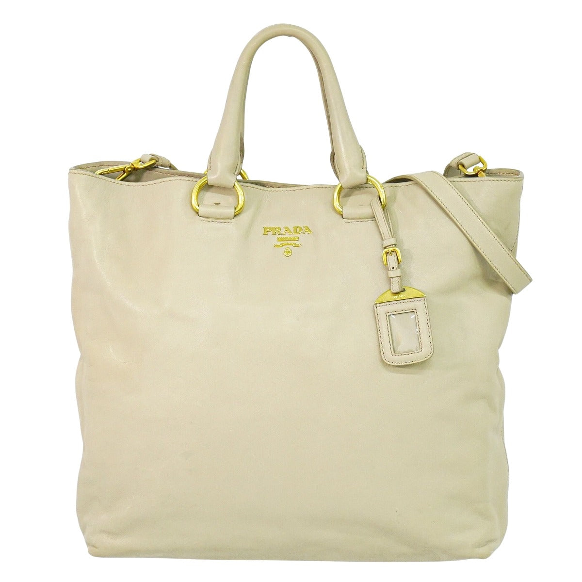 PRADA 2WAY ショルダーバッグ ベージュ – BRAND BOX by HIRAKOBA PRADA 2WAY ショルダーバッグ ベージュ – BRAND BOX by HIRAKOBA