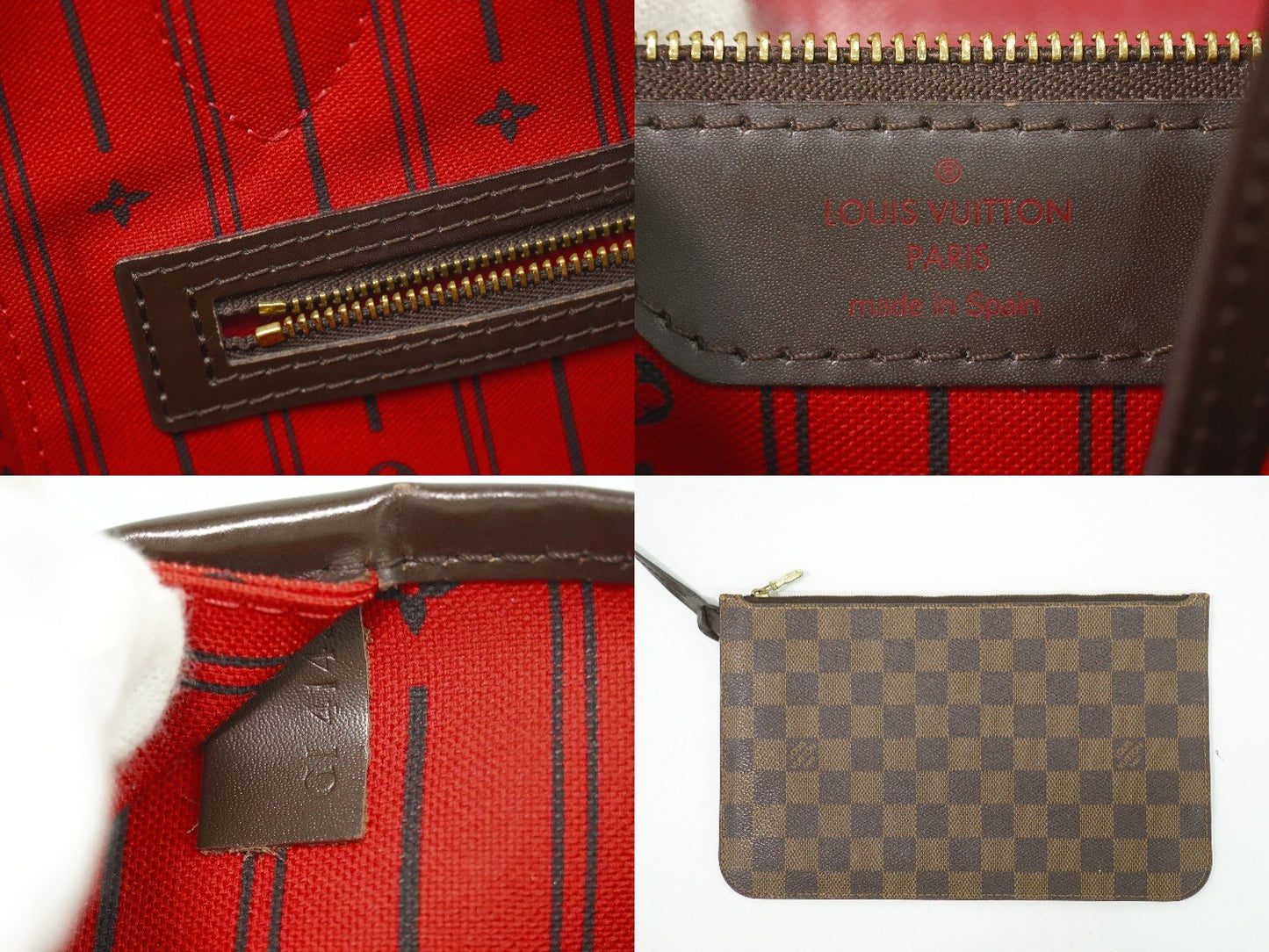 LOUIS VUITTON 旧型 ネヴァーフル MM ダミエ エベヌ トートバッグ N51105