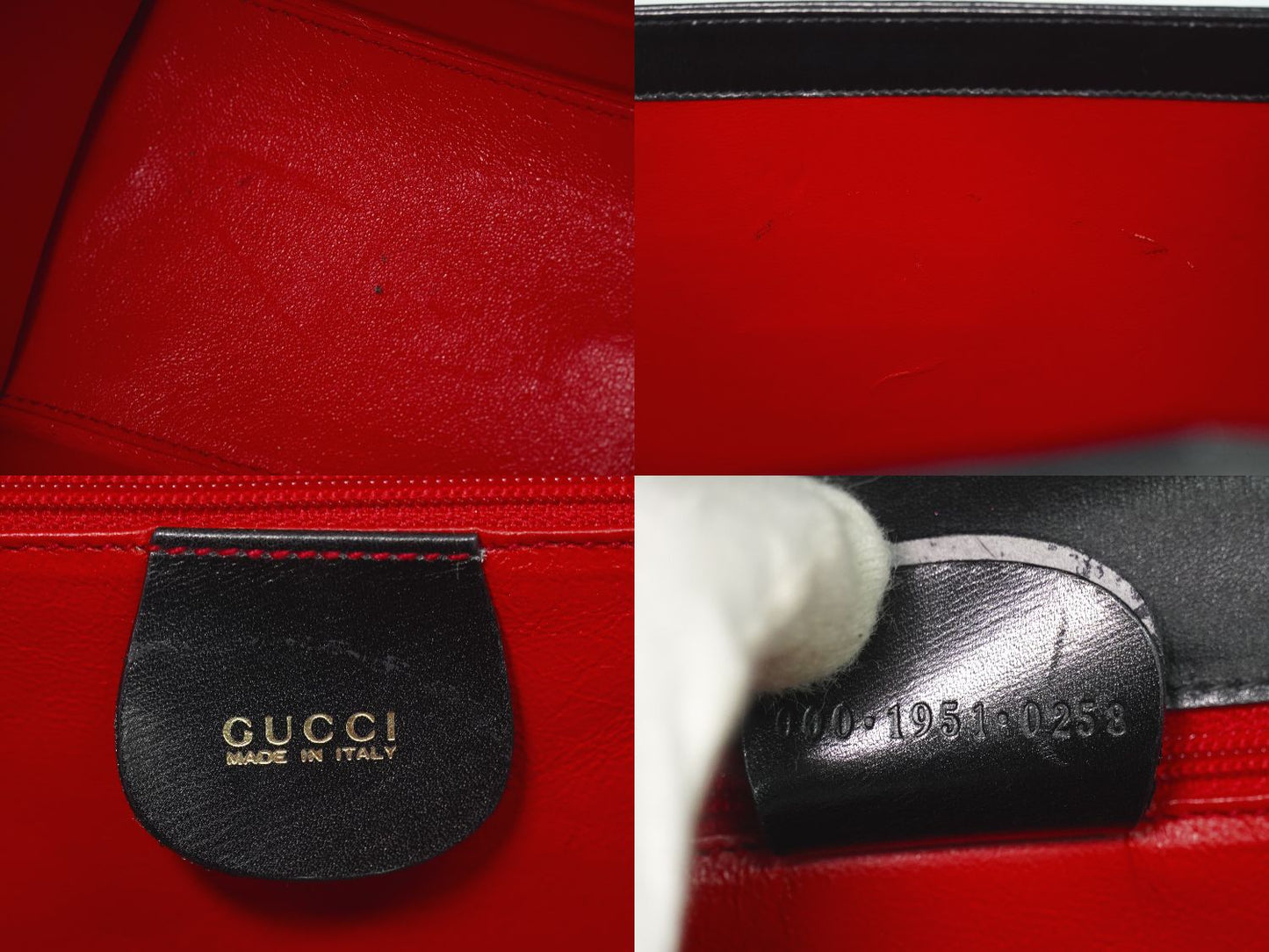 GUCCI レディロック ハンドバッグ ブラック