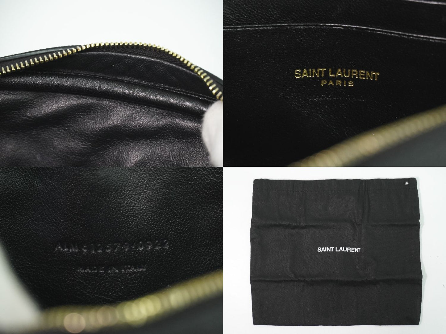 SAINT LAURENT ルー タッセル ショルダーバッグ ブラック