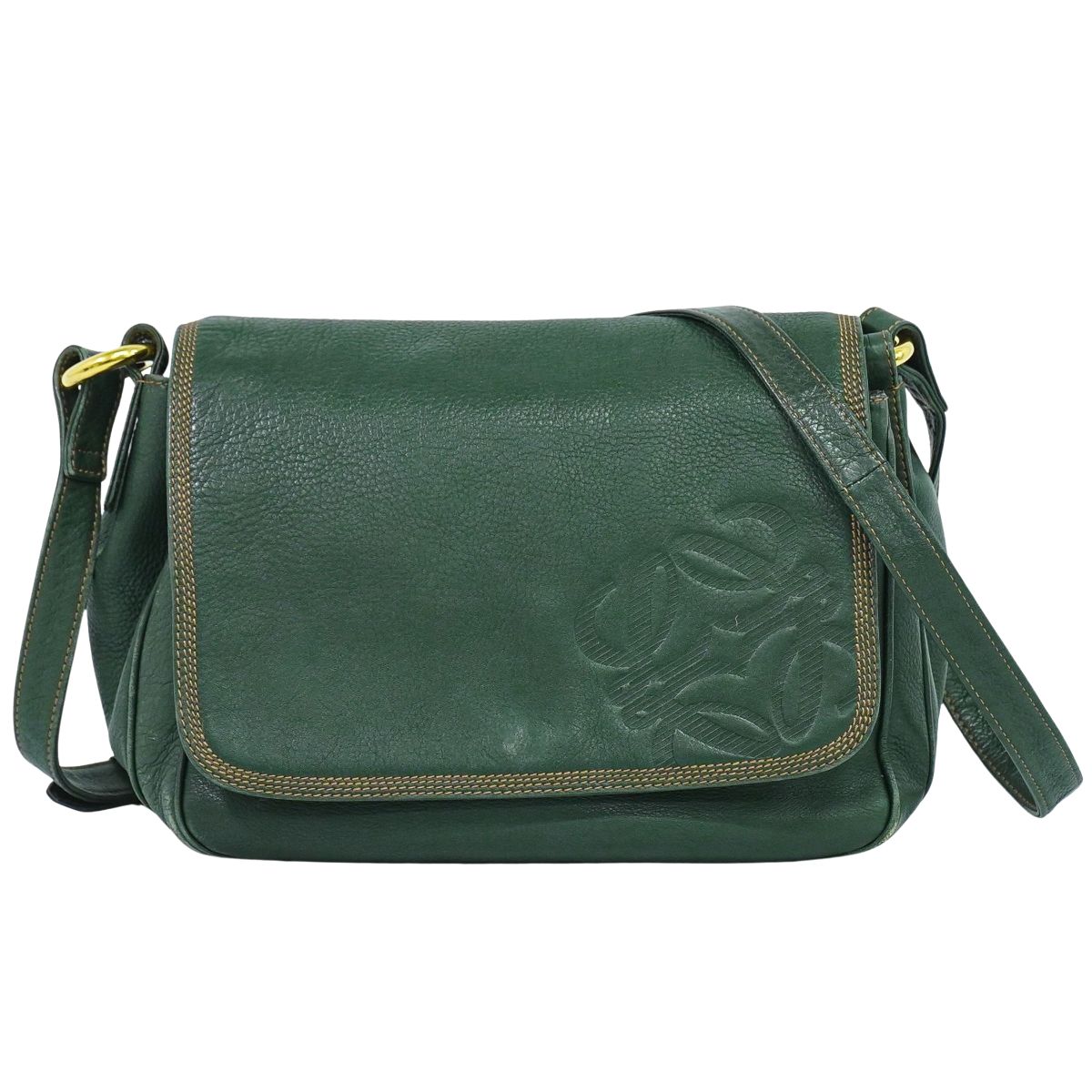 ロエベ グリーンバック アナグラム LOEWE アナグラム ショルダーバッグ グリーン – BRAND BOX by HIRAKOBA