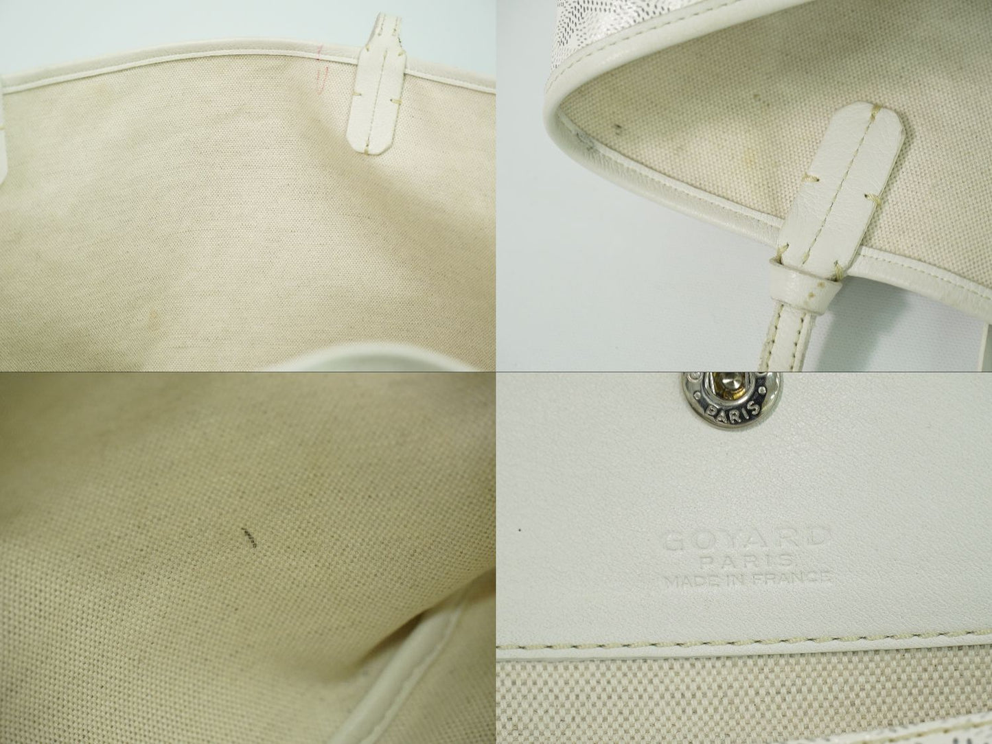 GOYARD サンルイ GM トートバッグ ホワイト