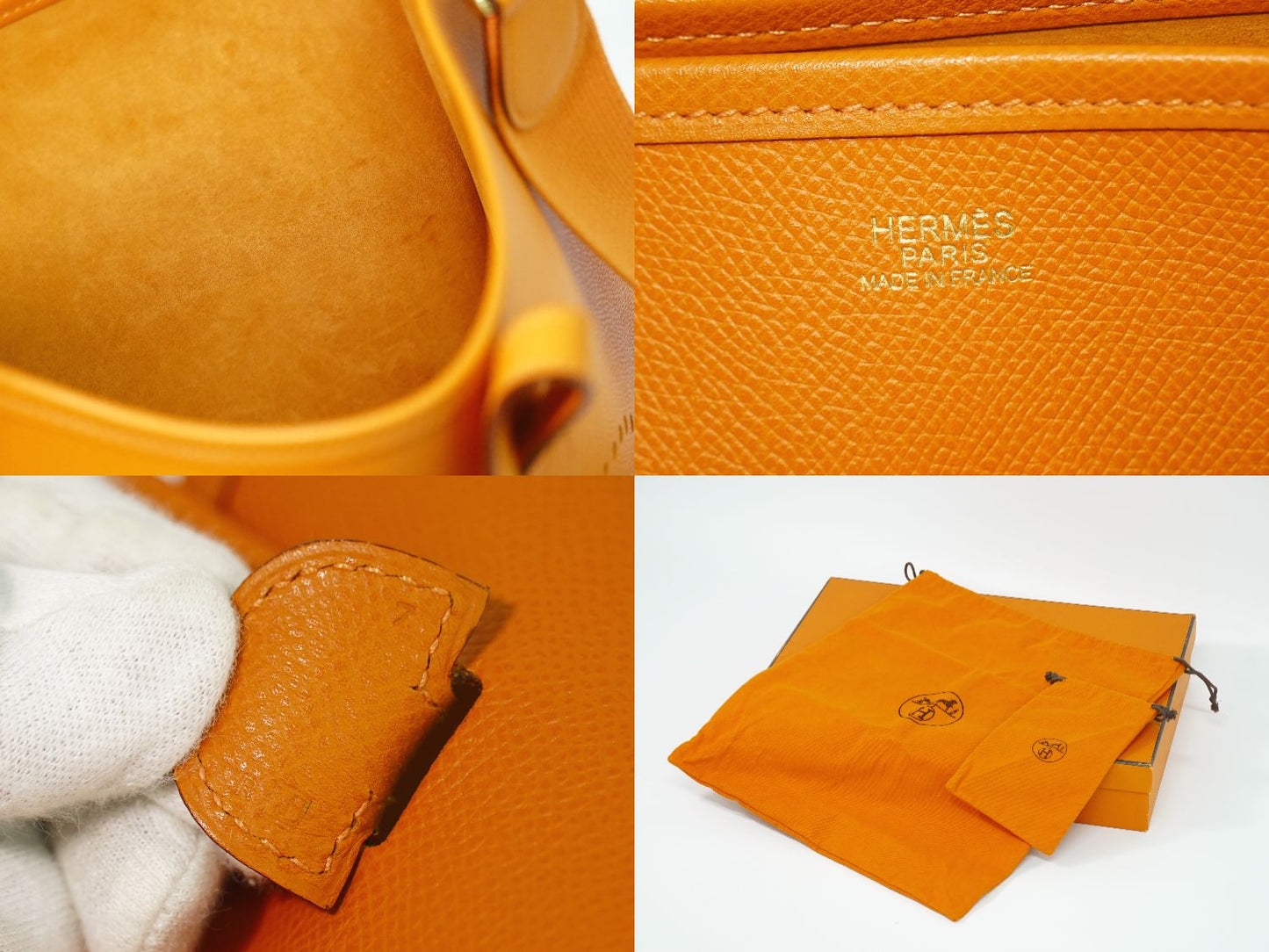 HERMES エヴリン 2 PM ヴォーエプソン ショルダーバッグ □J刻 2006年 ポティロン