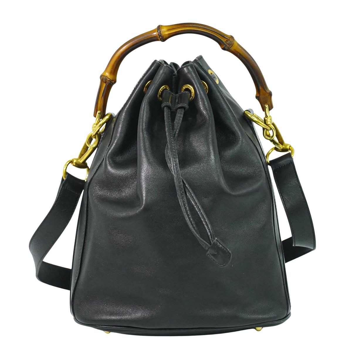 グッチ イタリア製 2way バンブー ホーボー ショルダーバッグ ブラック GUCCI バンブー 2WAY ショルダーバッグ ブラック – BRAND BOX by HIRAKOBA