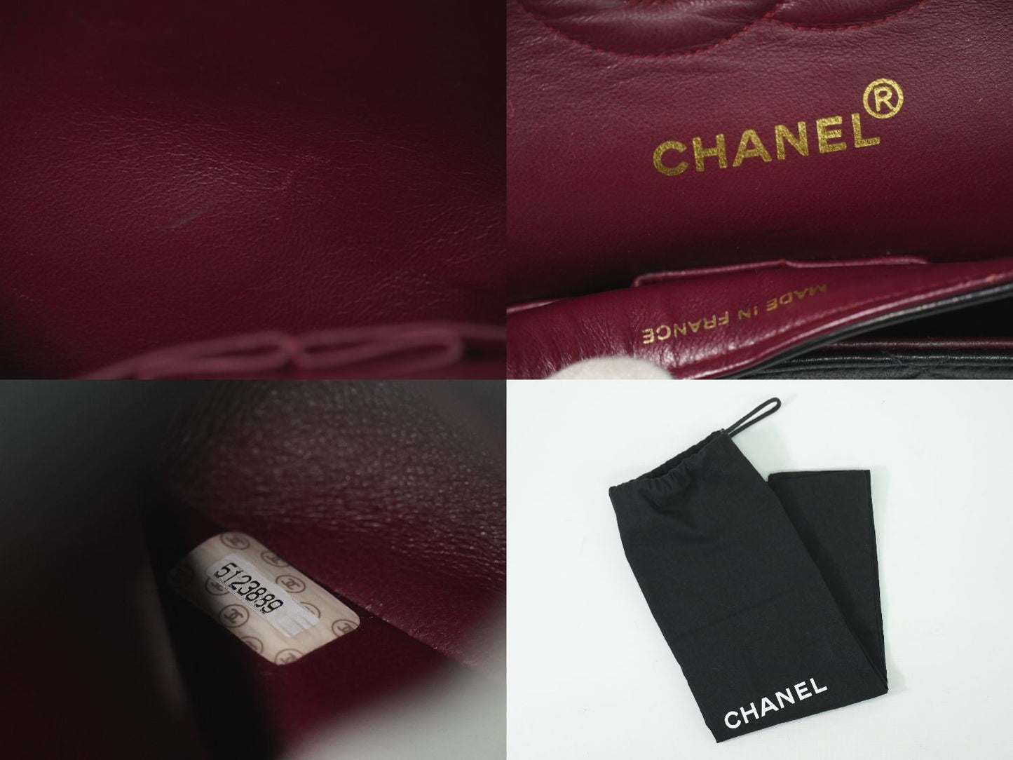 CHANEL ココマーク マトラッセ ショルダーバッグ ブラック