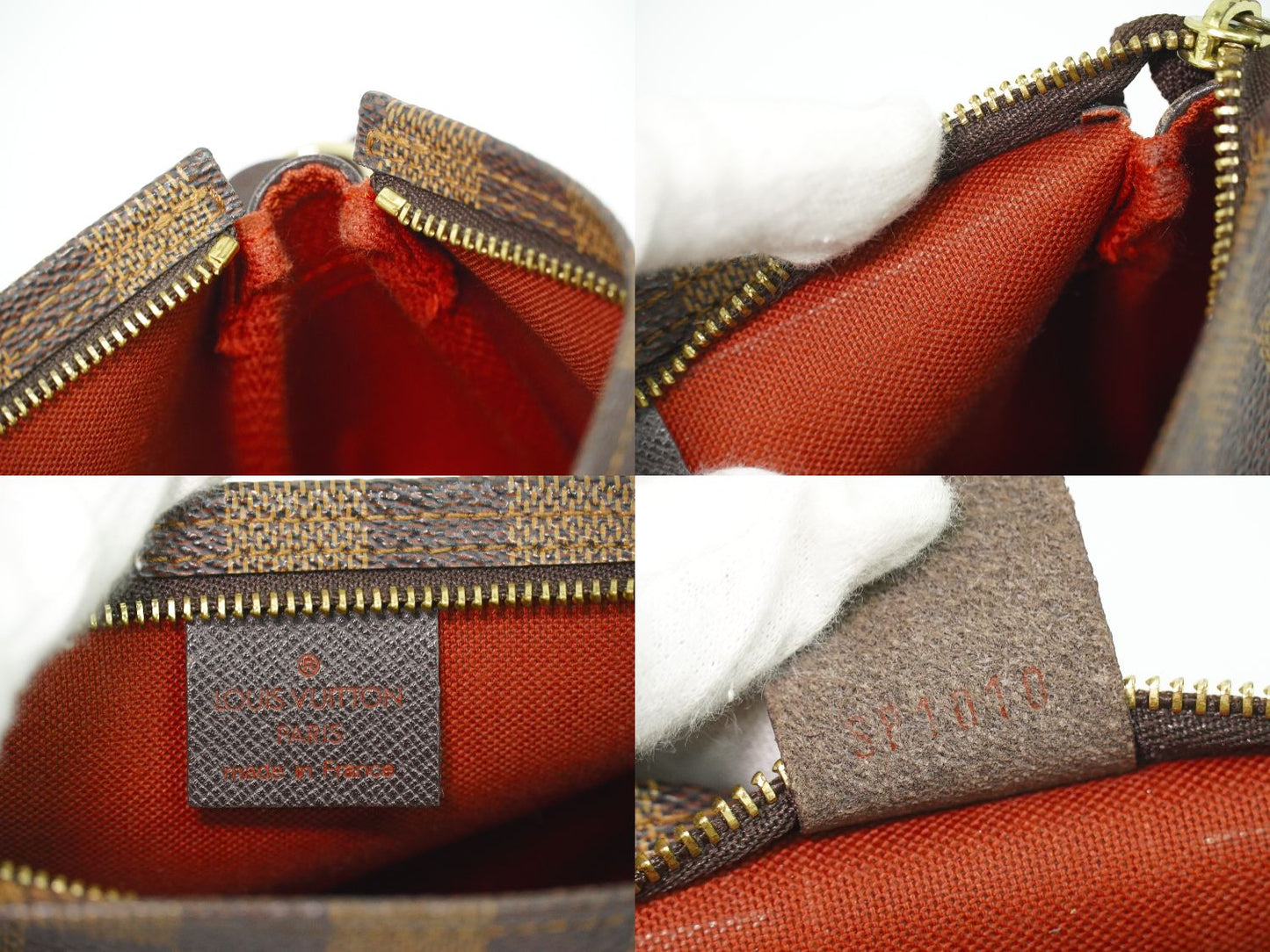 LOUIS VUITTON トゥルースメイクアップ ダミエ エベヌ アクセサリーポーチ N51982