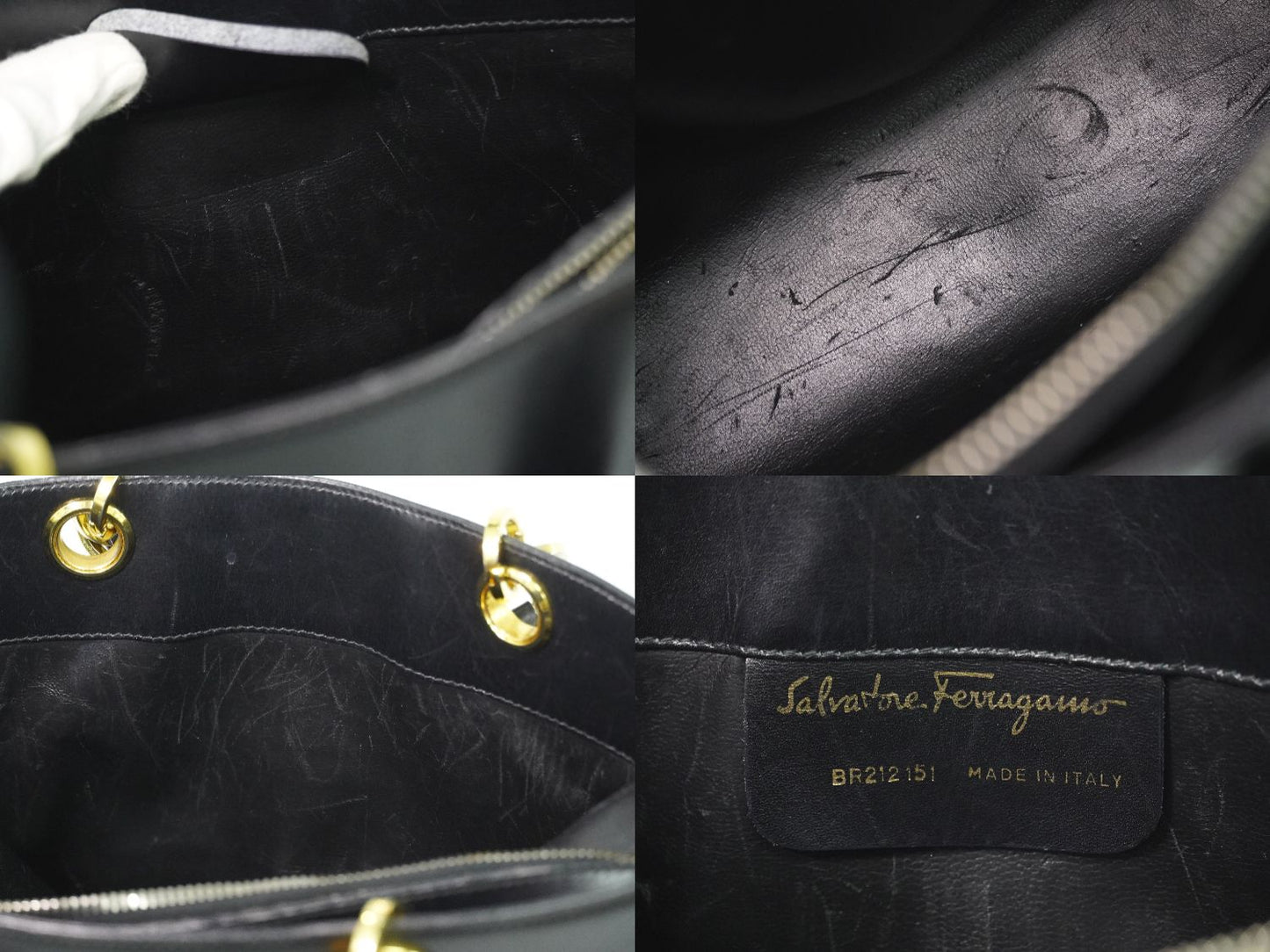 Salvatore Ferragamo ショルダーバッグ ブラック