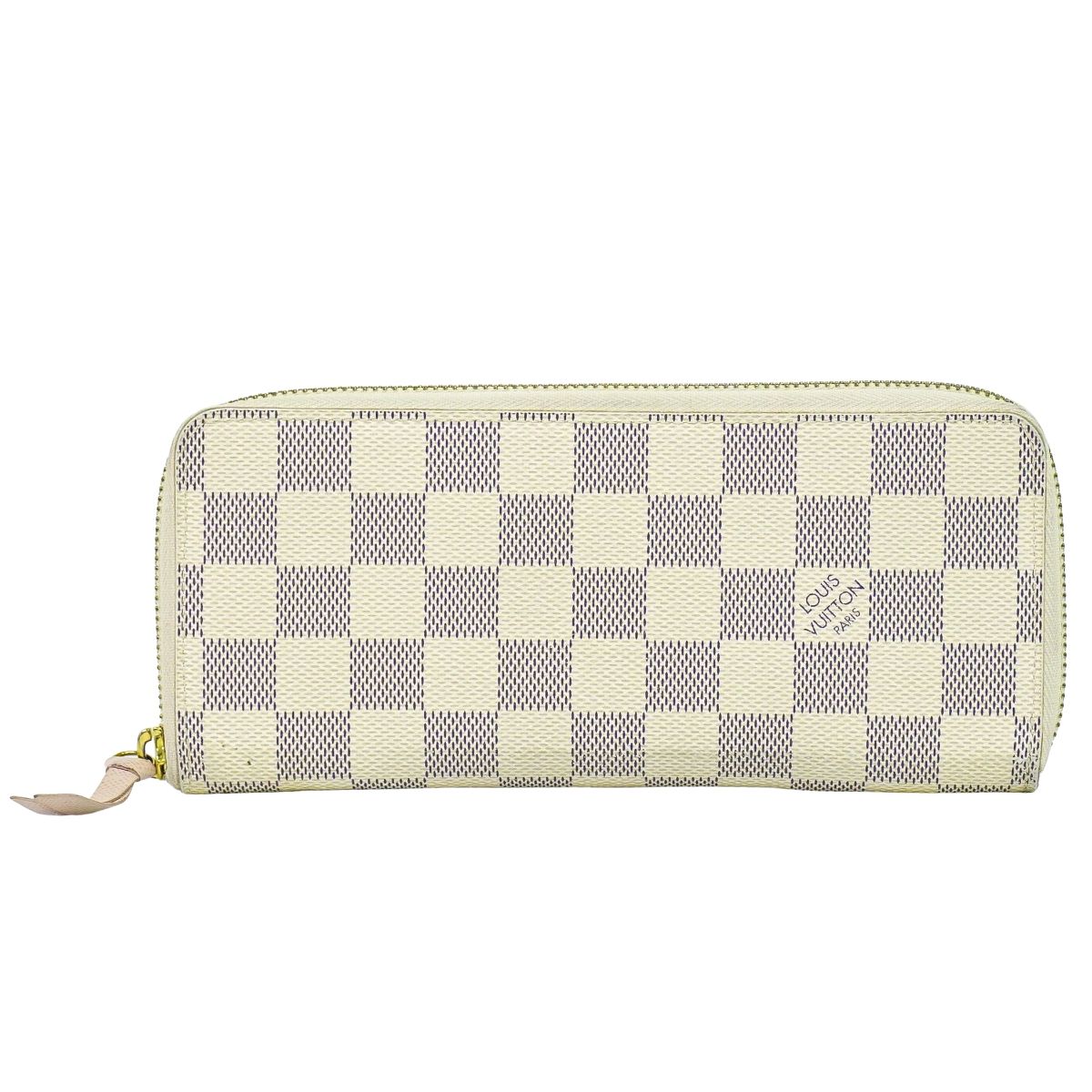 LOUIS VUITTON ポルトフォイユ クレマンス ダミエ アズール 長財布 