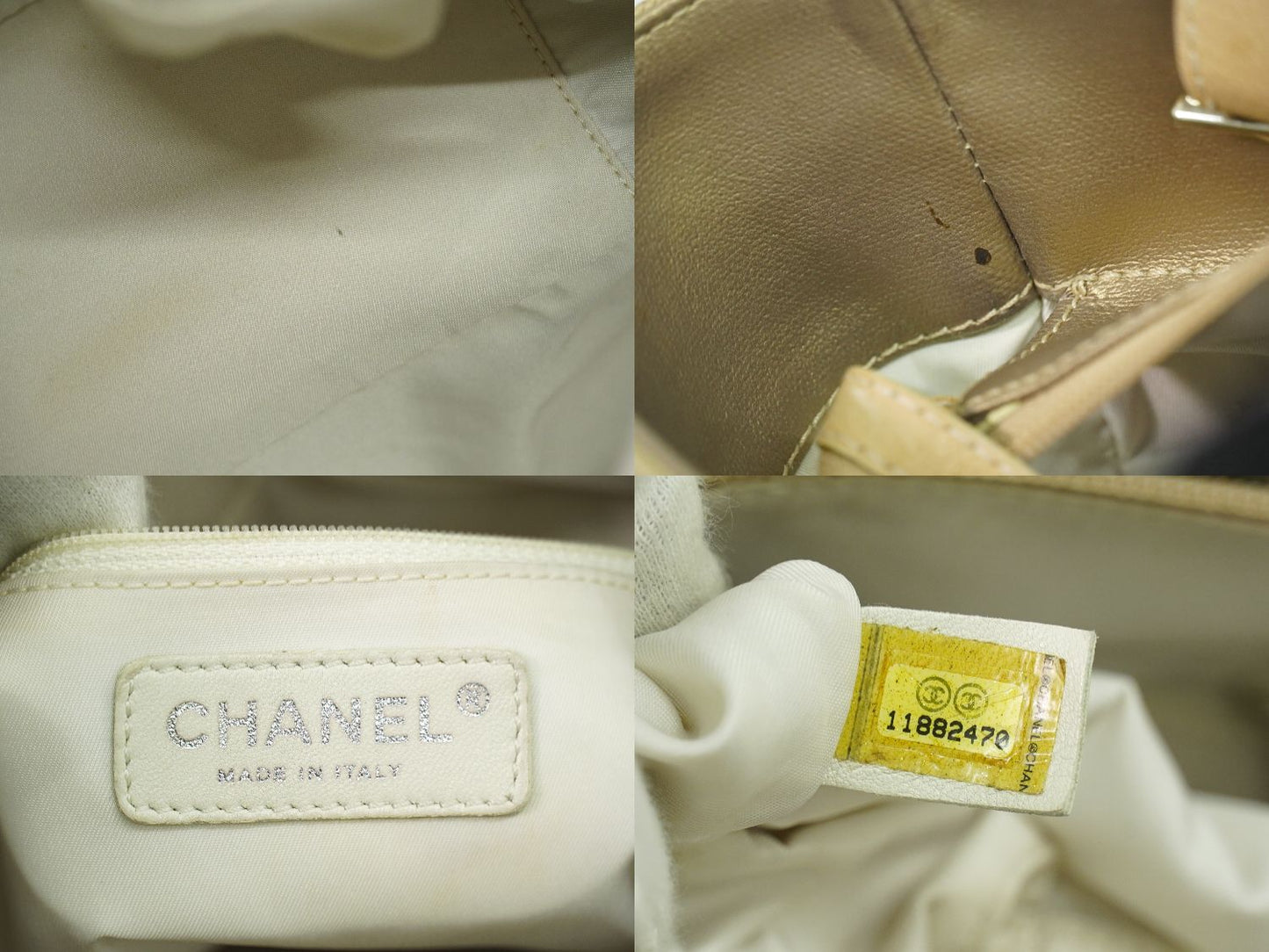 CHANEL パリビアリッツ PM トートバッグ メタリックゴールド