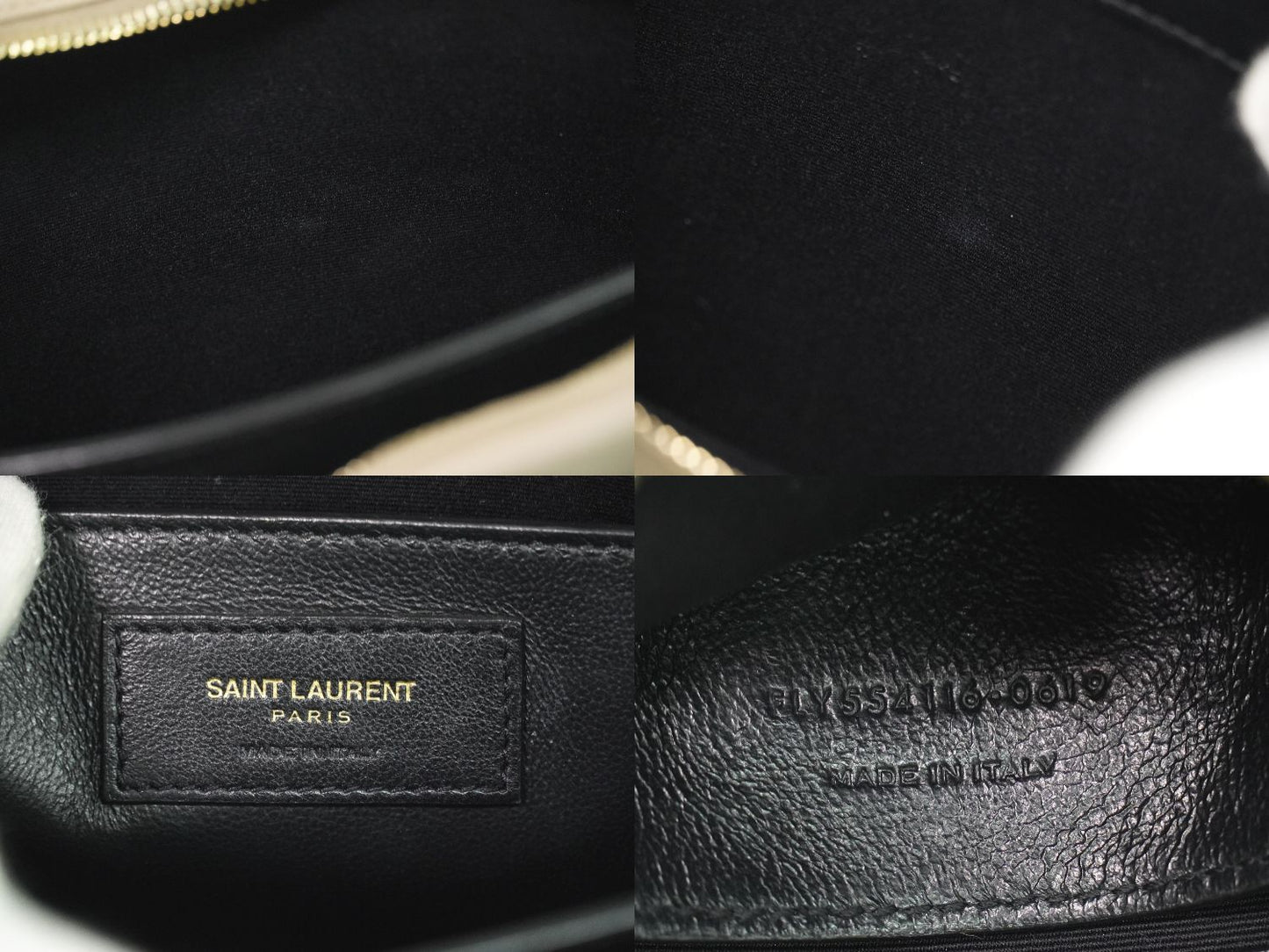 SAINT LAURENT イーストサイド スモール 2WAY ショルダーバッグ グレージュ