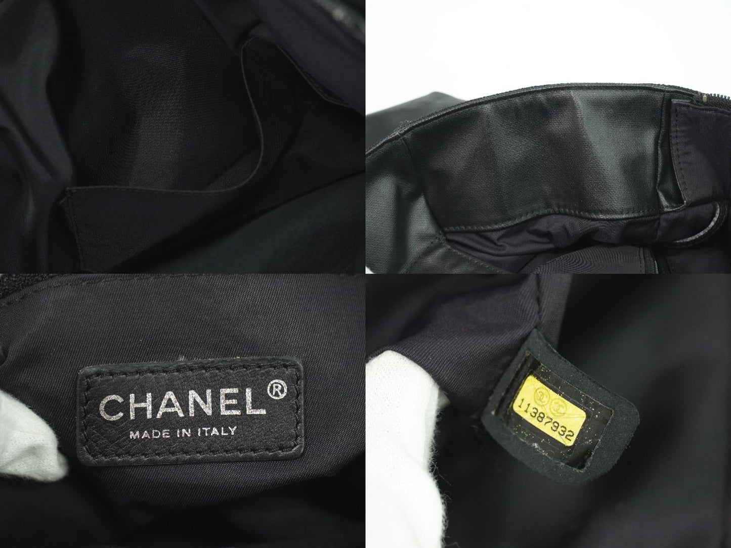 CHANEL パリビアリッツ MM トートバッグ ブラック