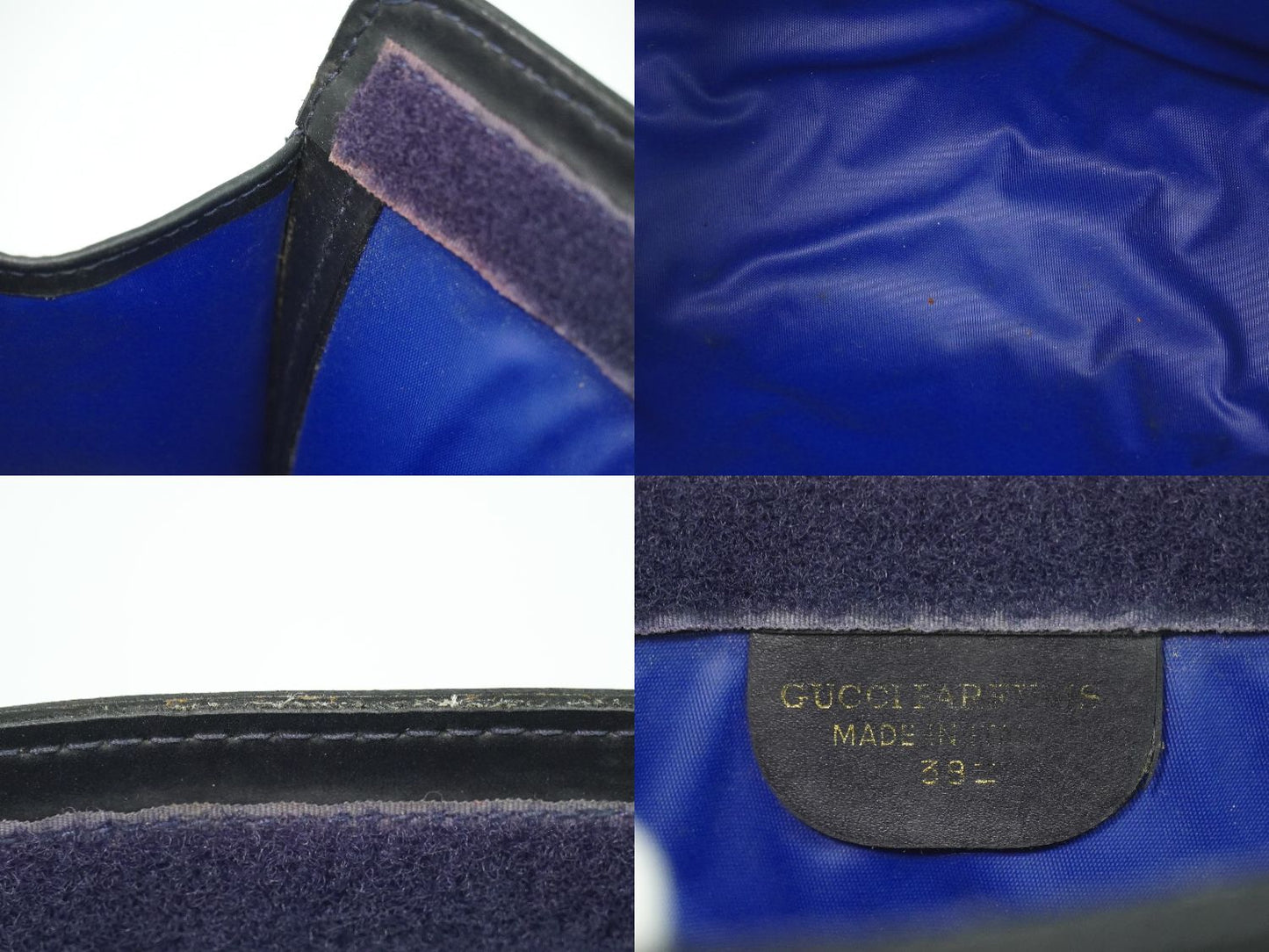 GUCCI PARFUMS シェリーライン GGスプリーム クラッチバッグ ベージュ ネイビー