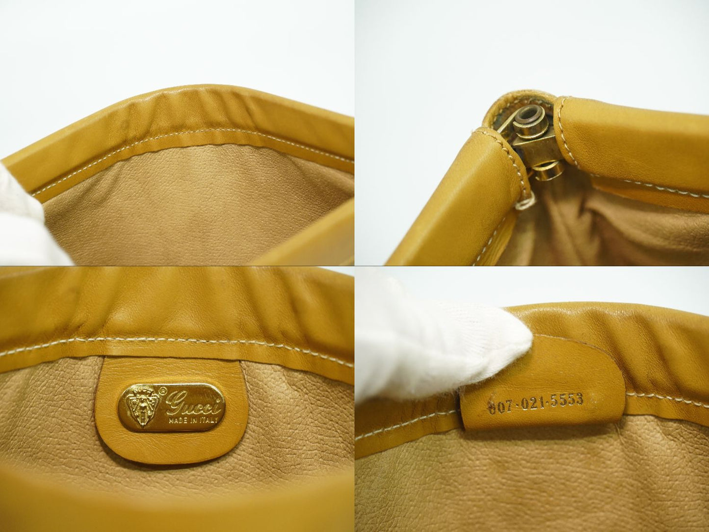 GUCCI オールドグッチ マイクロGG ショルダーバッグ ブラウン