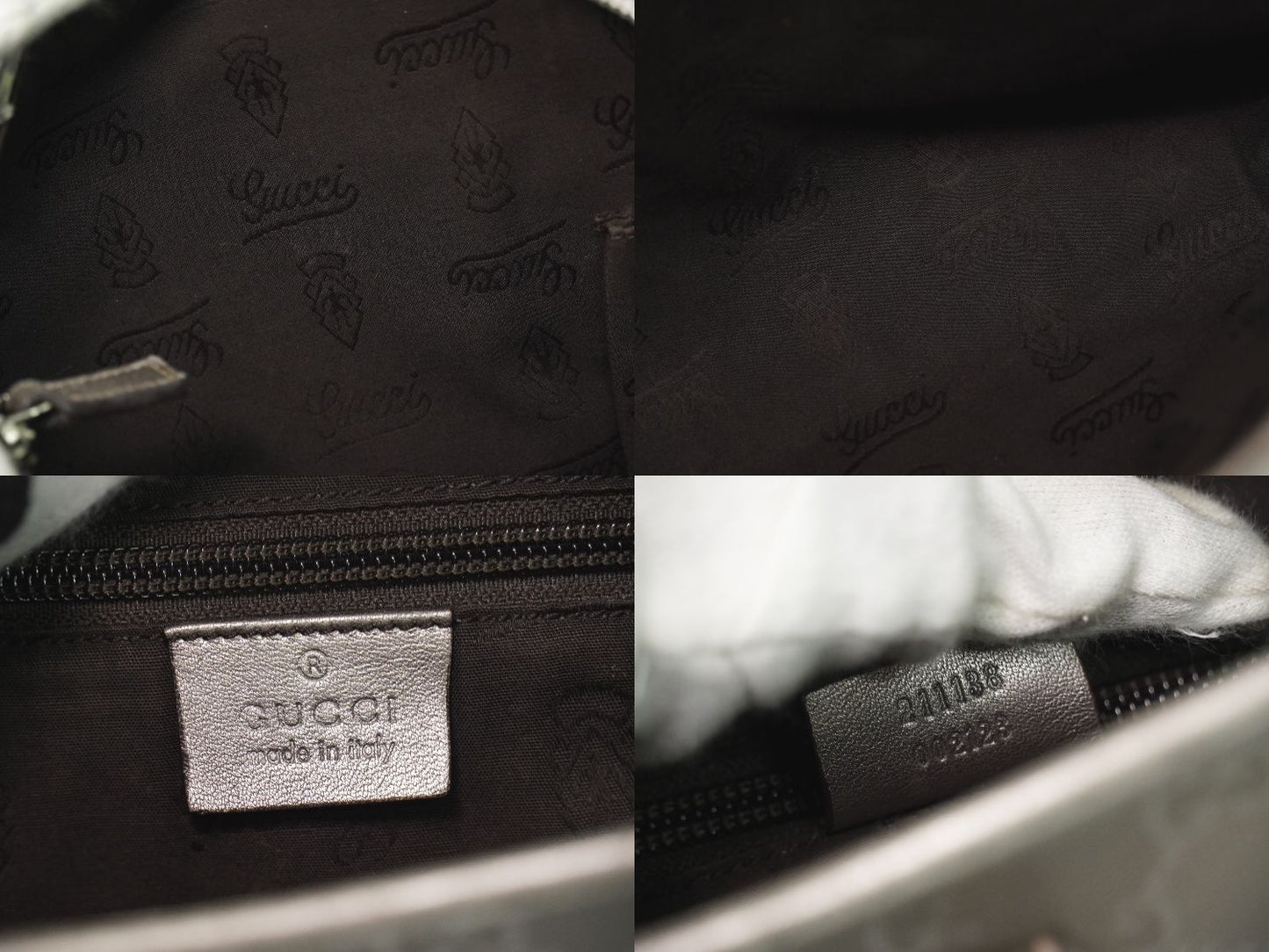 GUCCI GGインプリメ トートバッグ シャンパンゴールド 211138