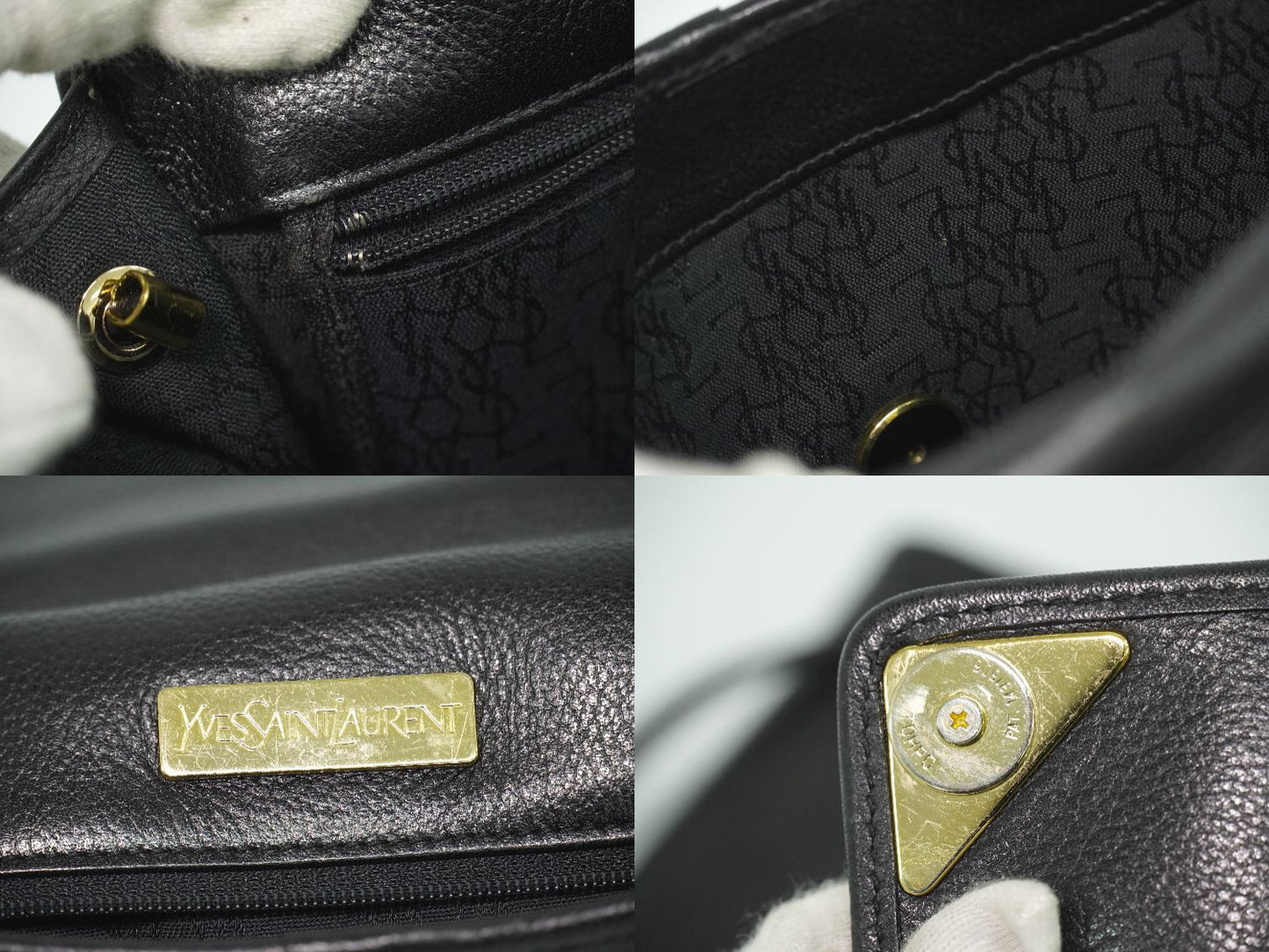 YVES SAINT LAURENT ショルダーバッグ ブラック