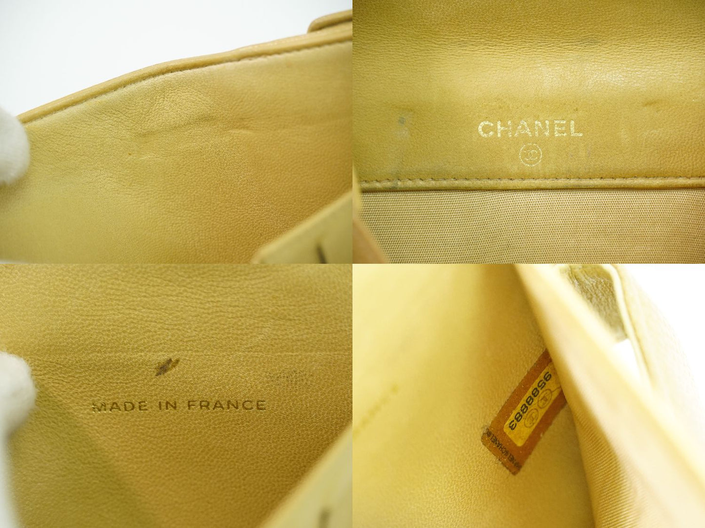 CHANEL ココマーク 折財布 ベージュ