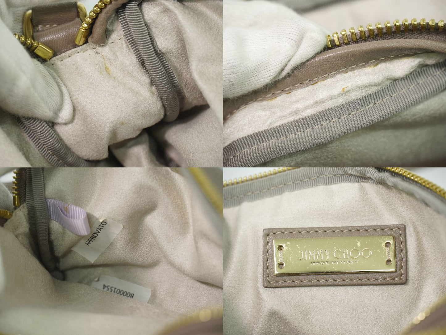 JIMMY CHOO スタースタッズ ショルダーバッグ グレージュ