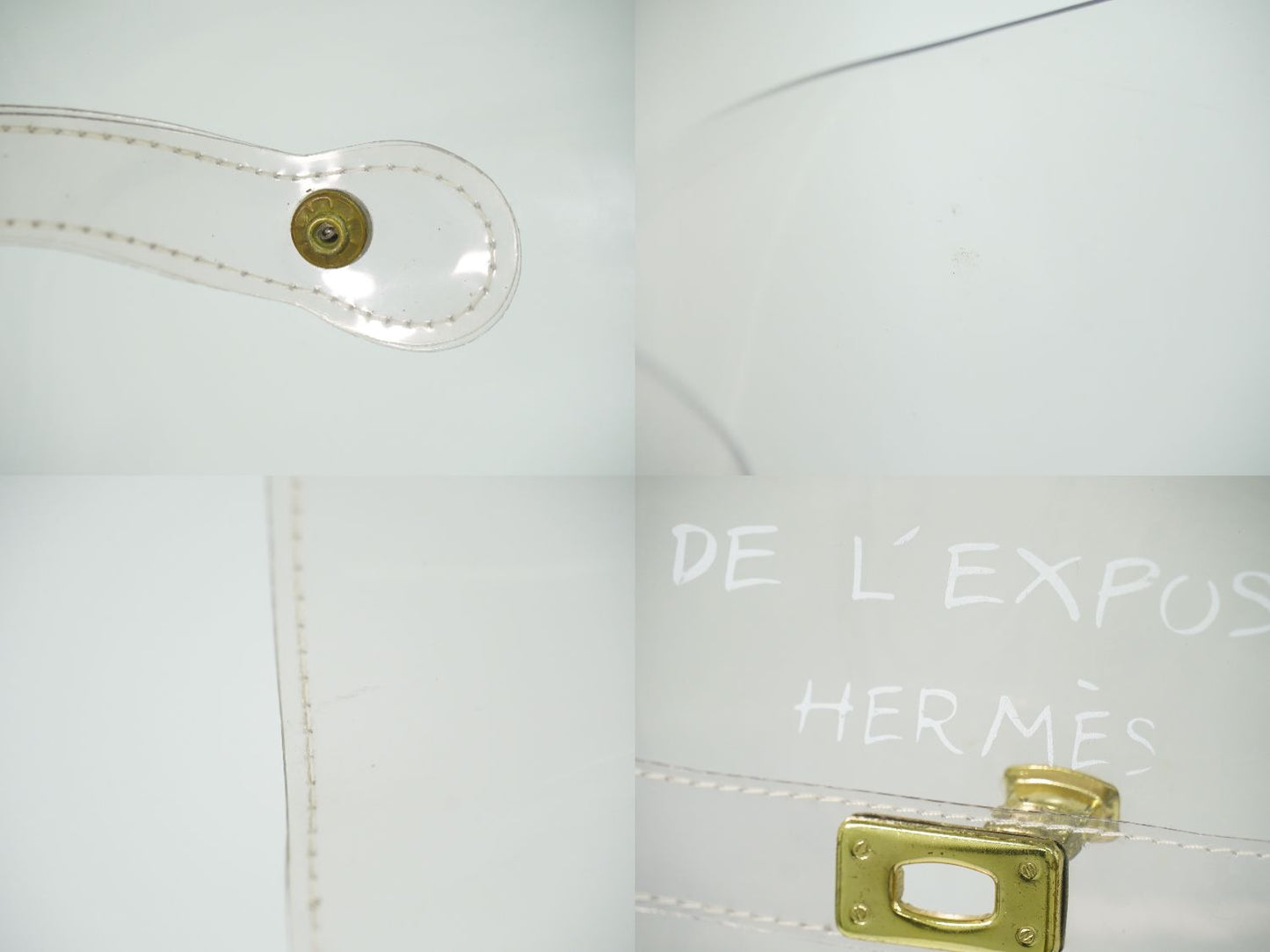 HERMES ビニールケリー 不思議の国 エルメスへの旅展 限定 ハンドバッグ クリア