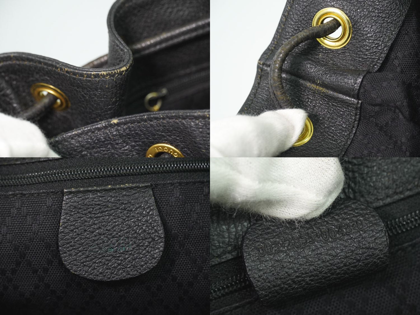 GUCCI バンブー リュックサック ブラック