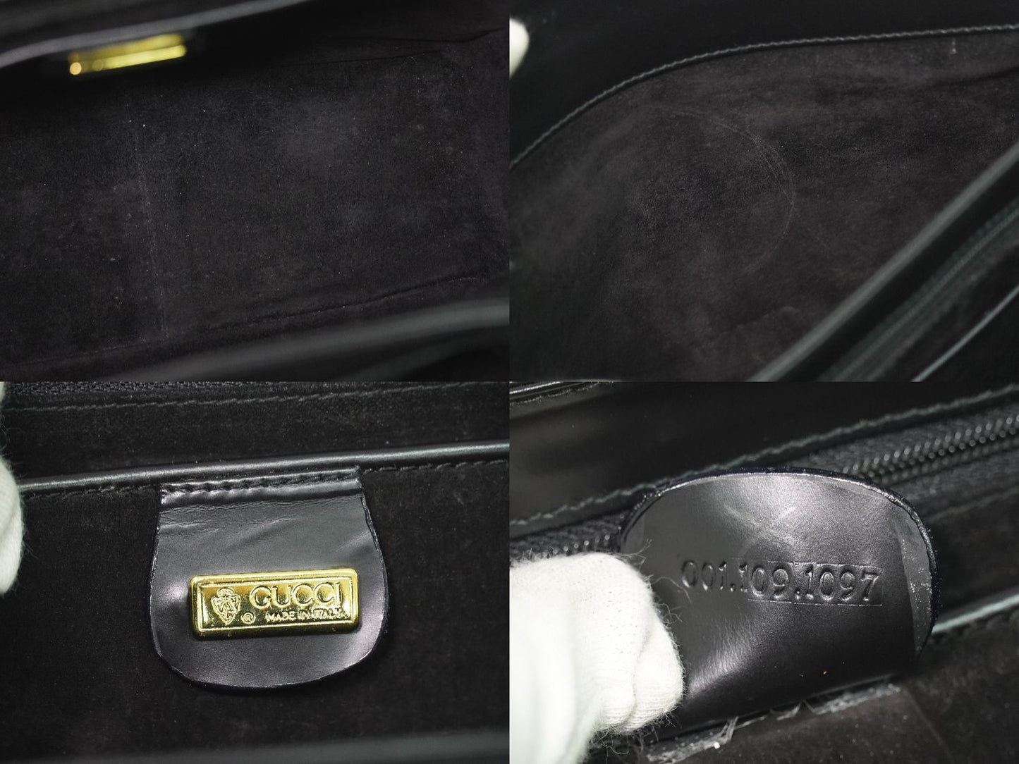 GUCCI オールドグッチ ショルダーバッグ ブラック