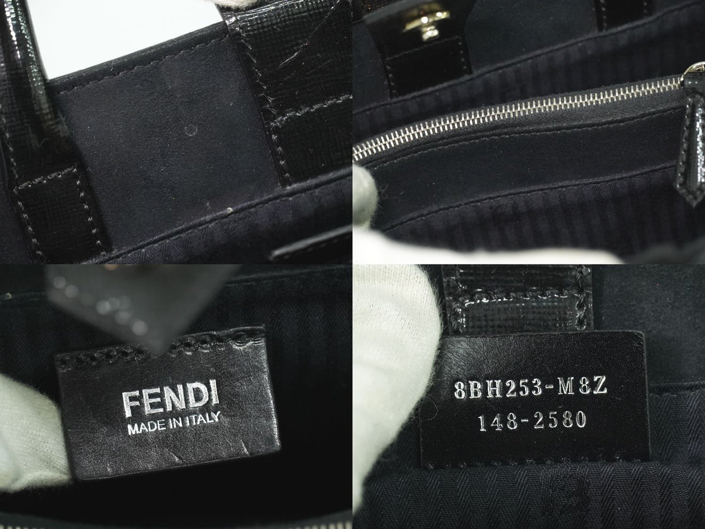FENDI プチ トゥージュール 2WAY ショルダーバッグ ブラック 8BH253