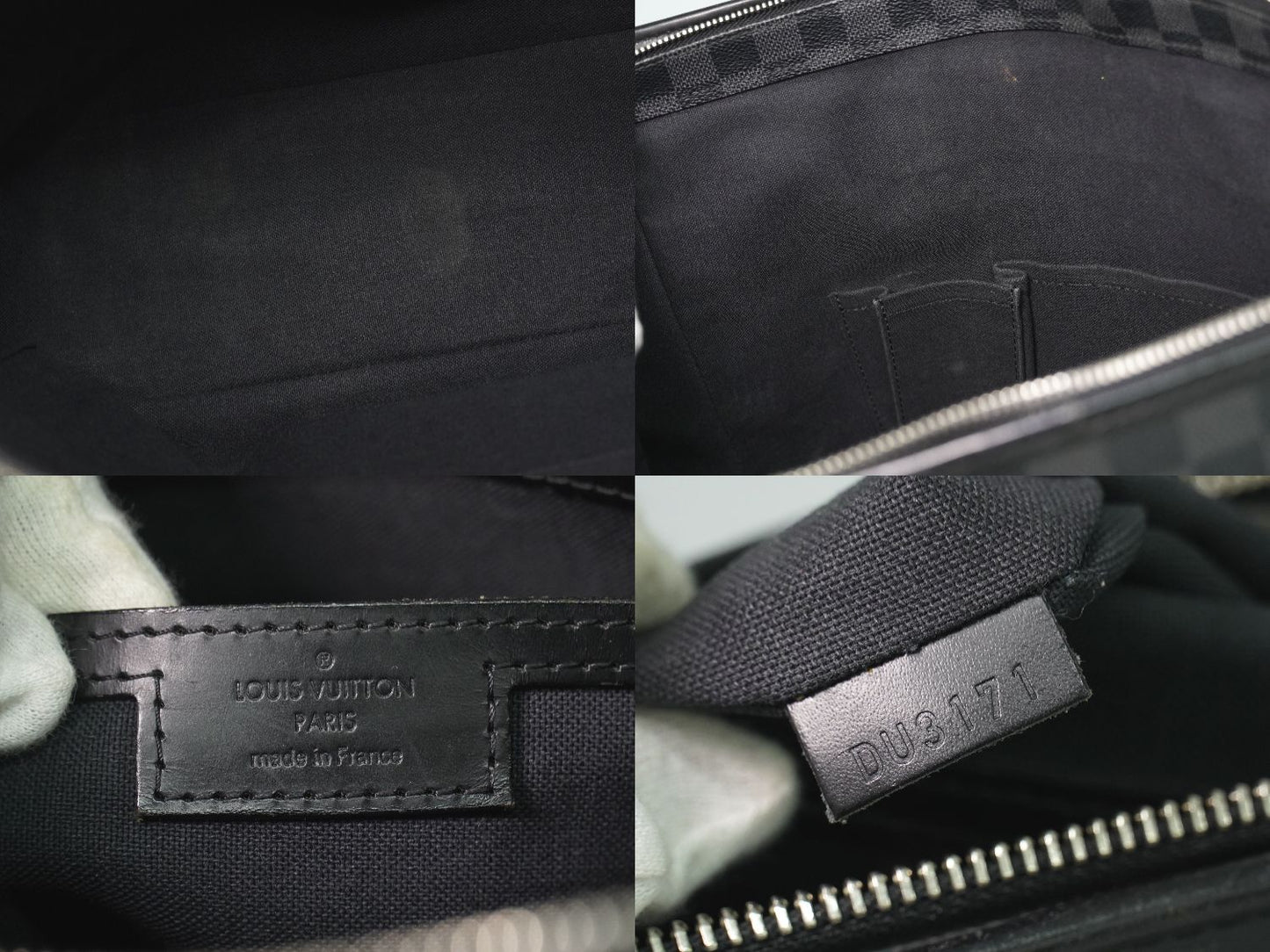 LOUIS VUITTON タダオ ダミエ グラフィット 2WAY ビジネスバッグ N51192