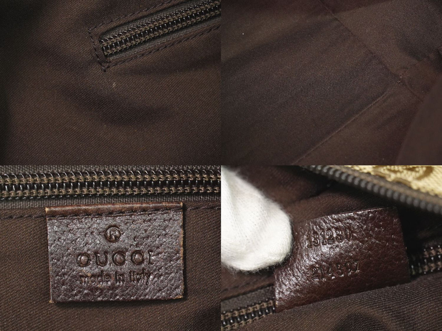 GUCCI シェリーライン GGキャンバス トートバッグ ベージュ 131230