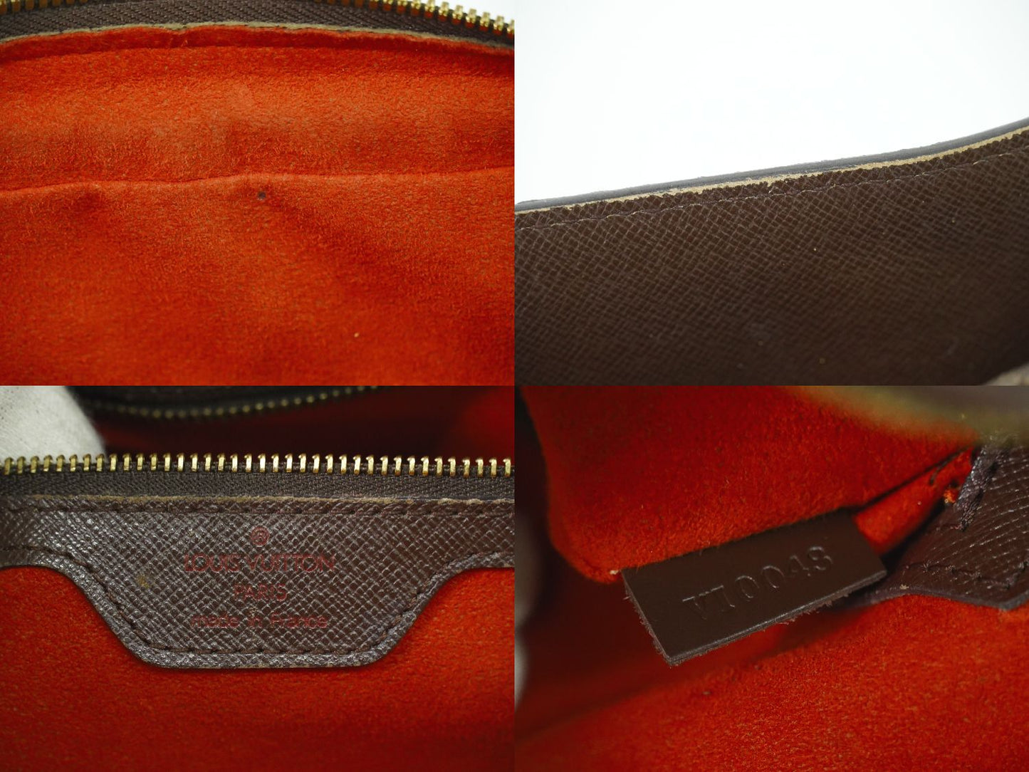 LOUIS VUITTON トリアナ ダミエ エベヌ ハンドバッグ N51155