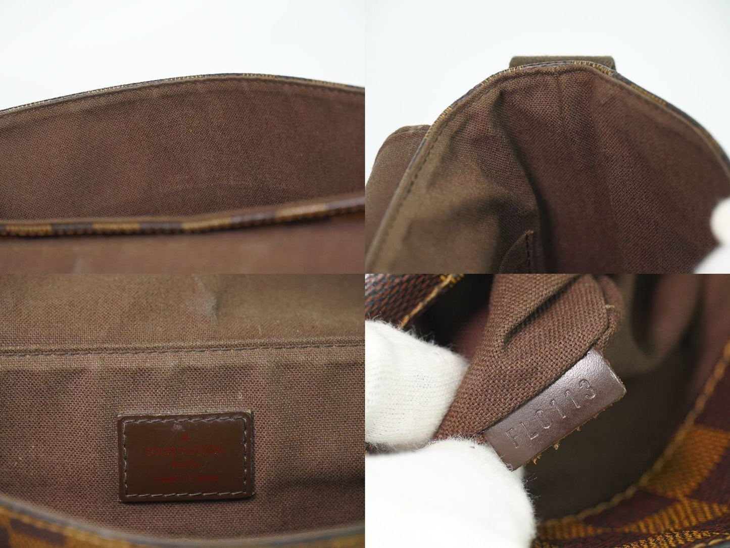 LOUIS VUITTON ディストリクト PM ダミエ エベヌ ショルダーバッグ N41213