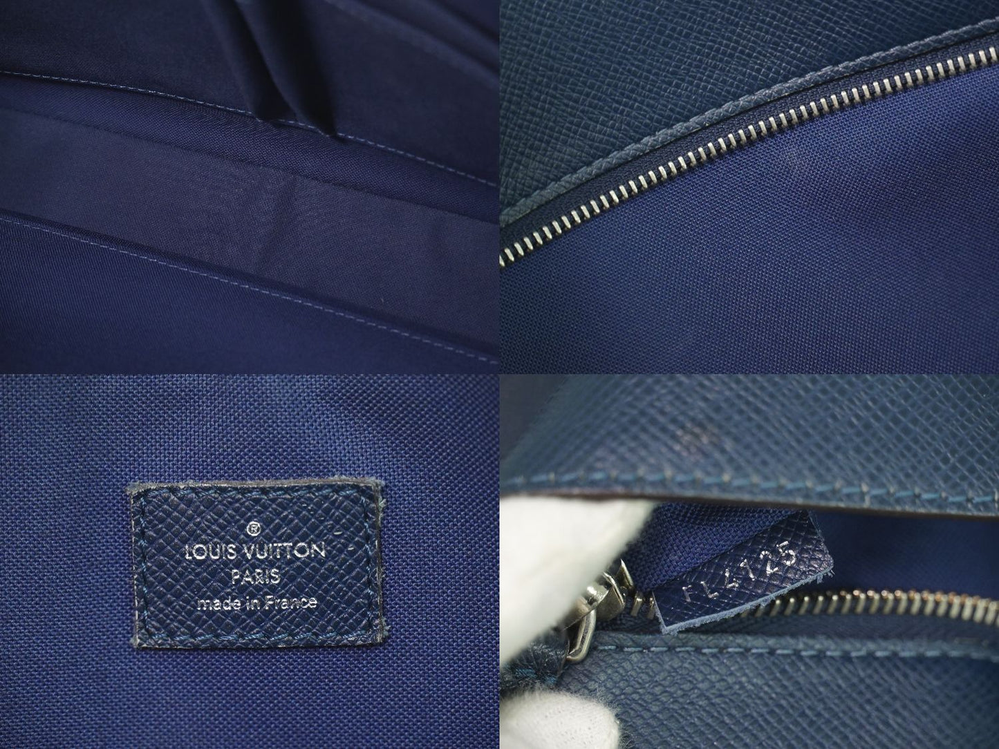 LOUIS VUITTON ポルトドキュマン ビジネス PM タイガ レザー 2WAY ビジネスバッグ オセアン M32716