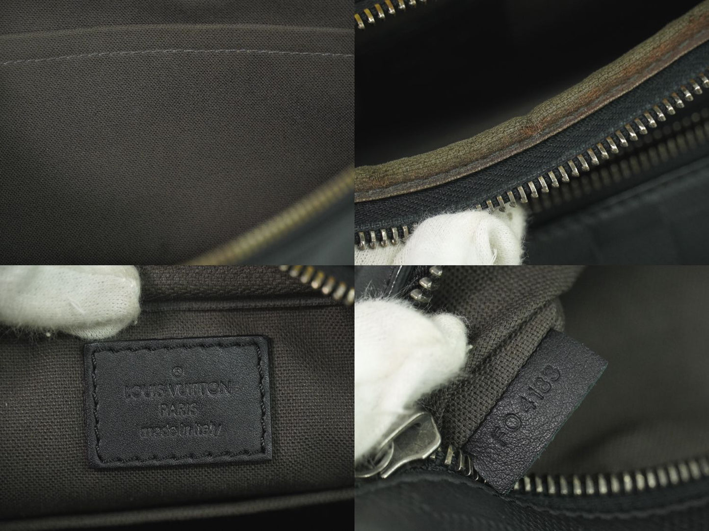 LOUIS VUITTON アンブレール ダミエ アンフィニ ボディバッグ オニキス N41288