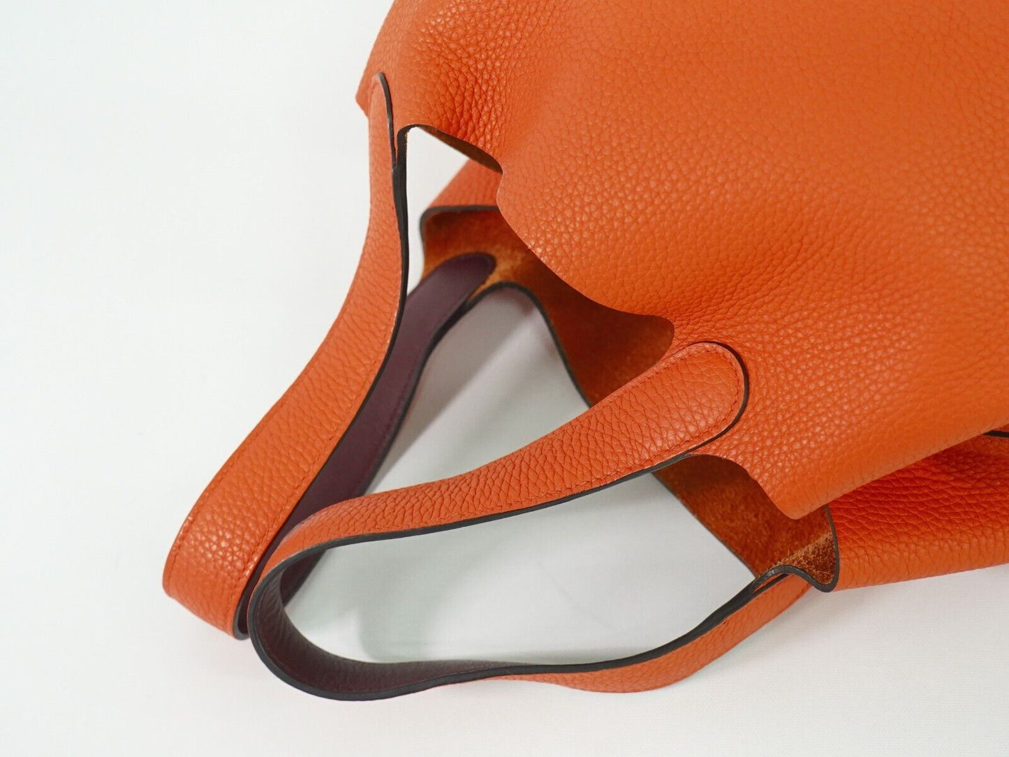 HERMES ピコタンロック MM トリヨンクレマンス ハンドバッグ A刻 2017年 オレンジ