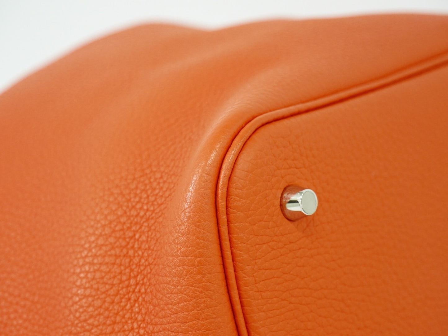 HERMES ピコタンロック MM トリヨンクレマンス ハンドバッグ A刻 2017年 オレンジ
