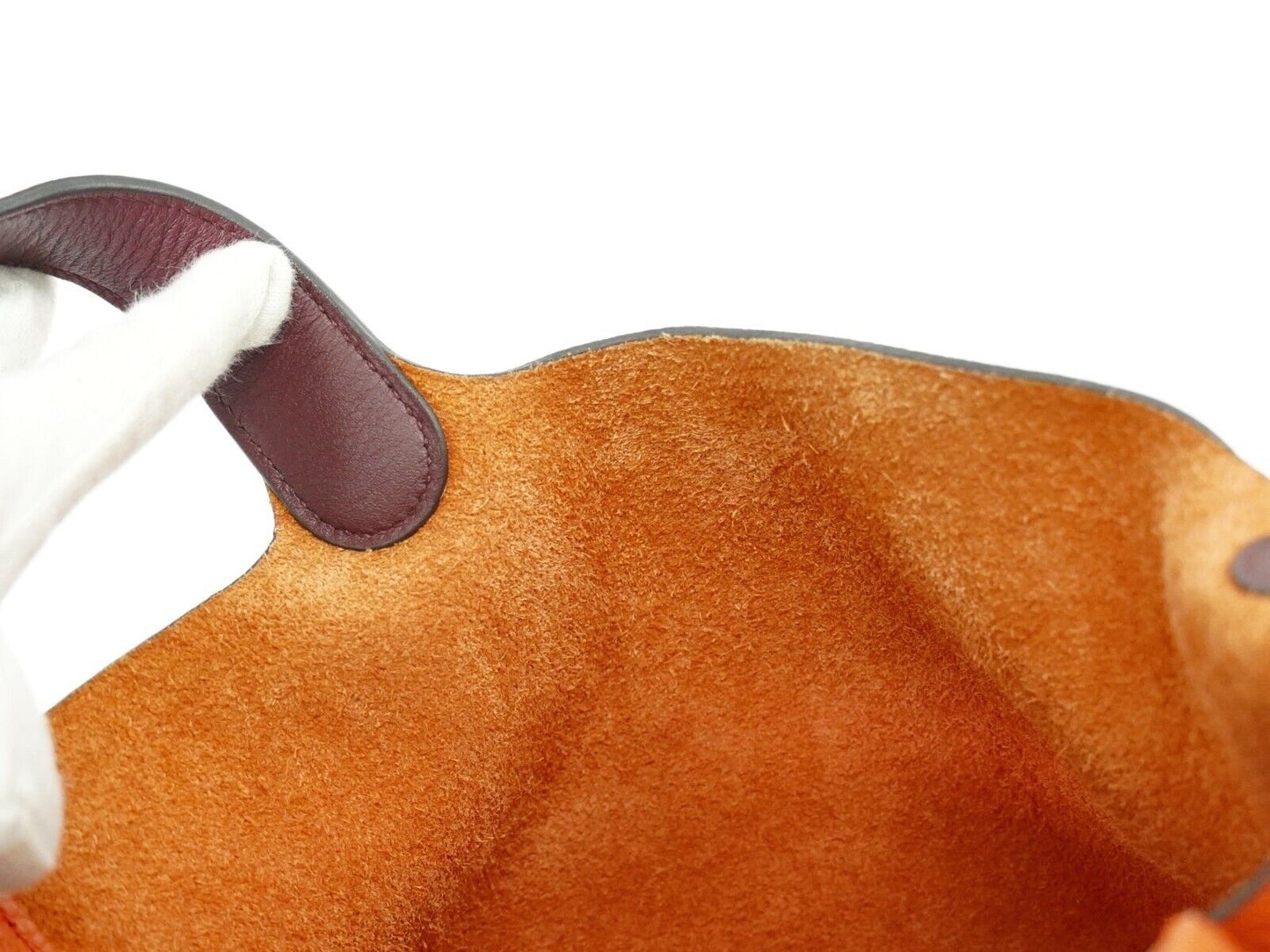 HERMES ピコタンロック MM トリヨンクレマンス ハンドバッグ A刻 2017年 オレンジ