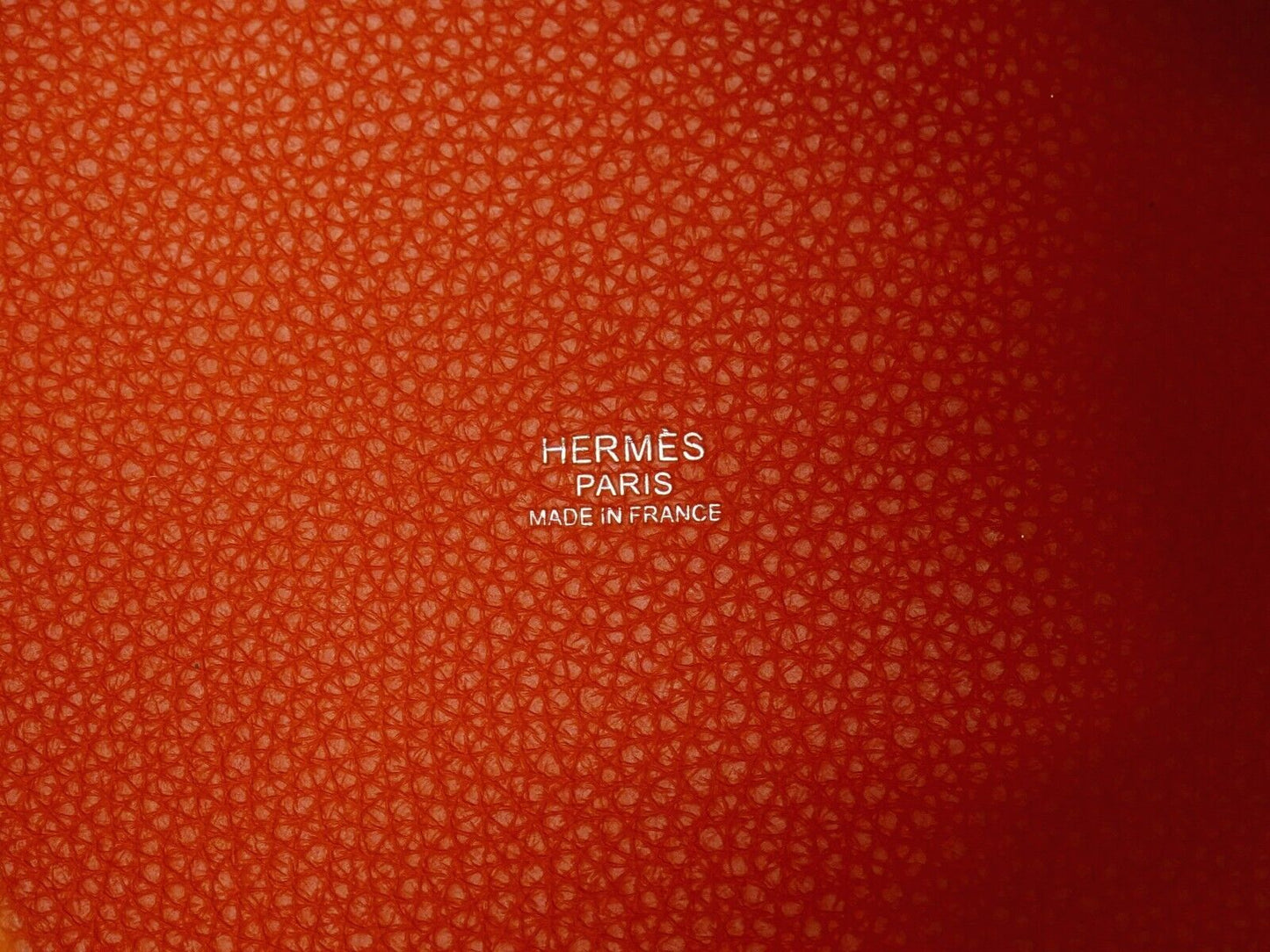 HERMES ピコタンロック MM トリヨンクレマンス ハンドバッグ A刻 2017年 オレンジ