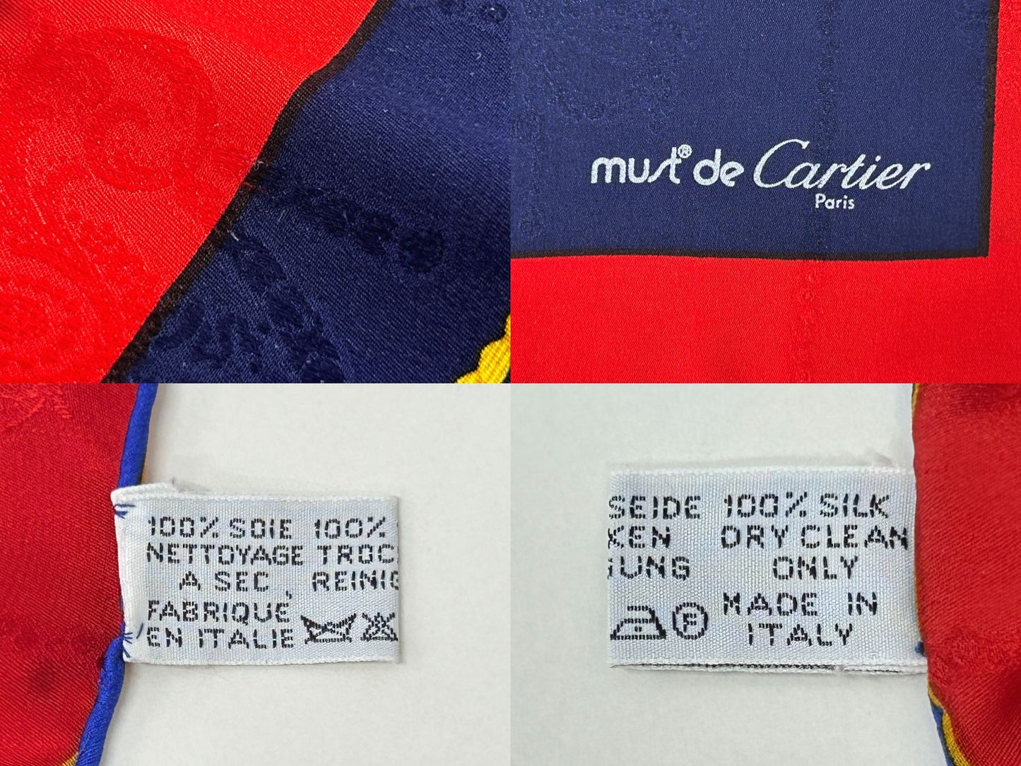 Cartier ジュエリー 宝石 モチーフ スカーフ