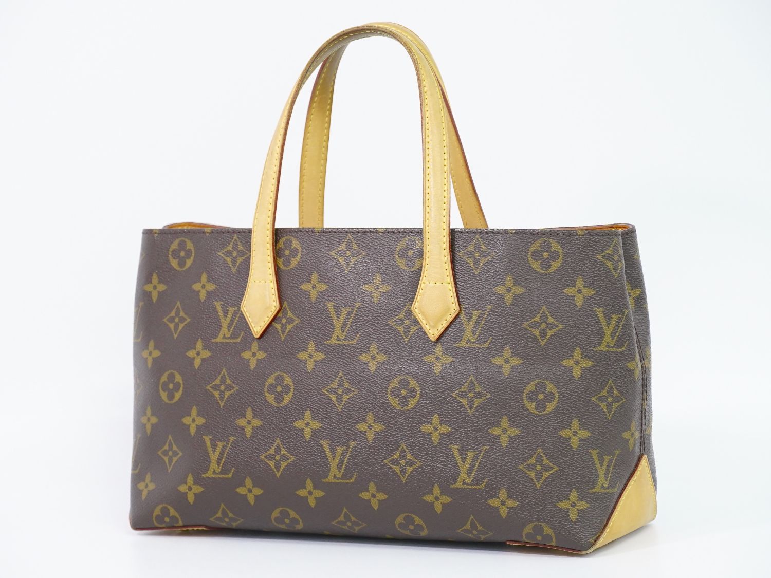 ルイヴィトン LOUIS VUITTON LV ウィルシャー PM モノグラム ハンドバッグ トートバッグ ブラウン M45643 Wils –  BRAND BOX by HIRAKOBA