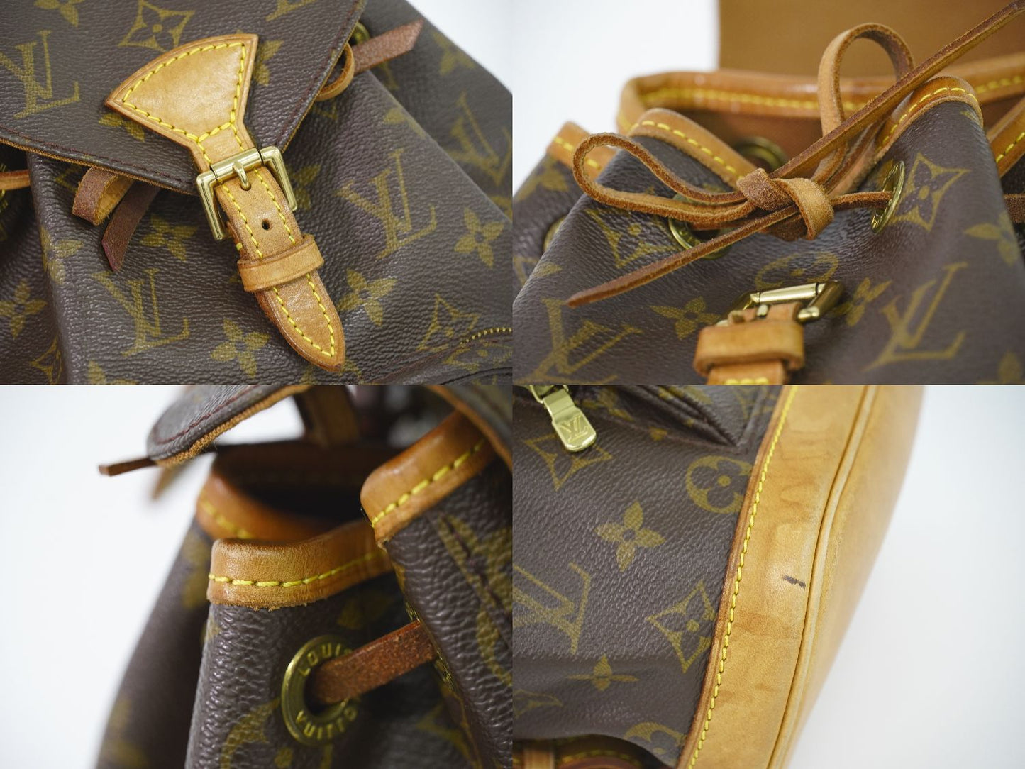 LOUIS VUITTON LV ミニ モンスリ モノグラム リュックサック M51137