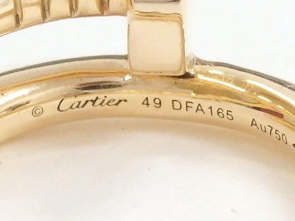 Cartier ジュスト アン クル Au750 リング 49 8号