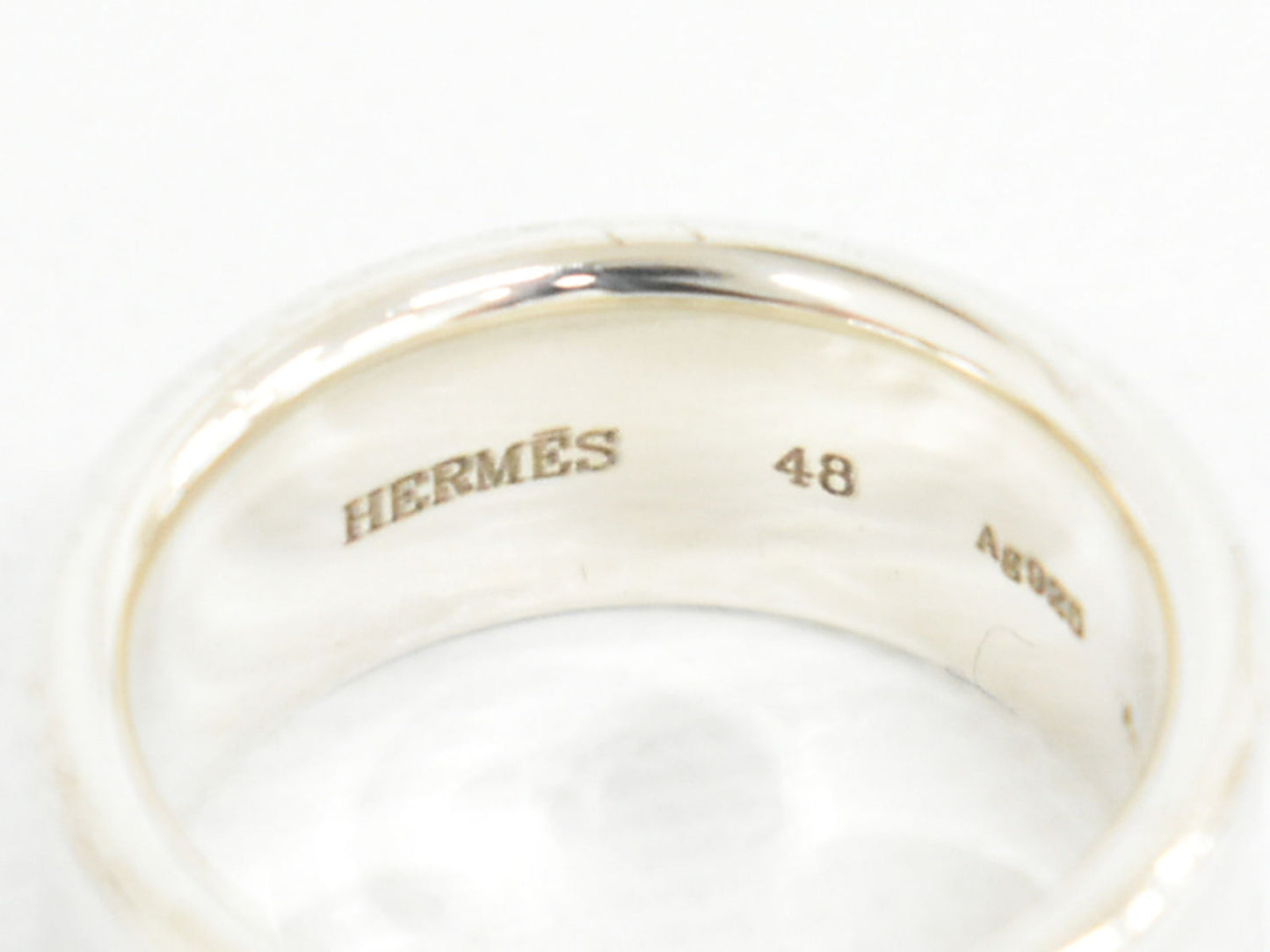 HERMES エクリプス リュバン Ag925 リング 48 7.5号