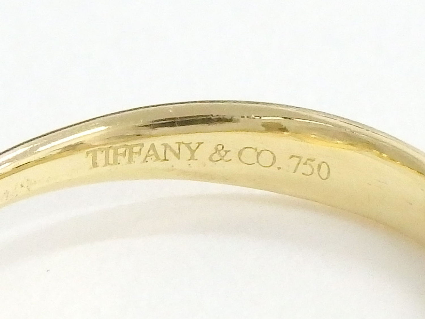 TIFFANY &Co. ビーンズ 750 YG リング 14号