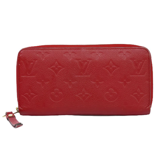 LOUIS VUITTON LV ジッピー ウォレット モノグラム アンプラント レザー 長財布 M63691