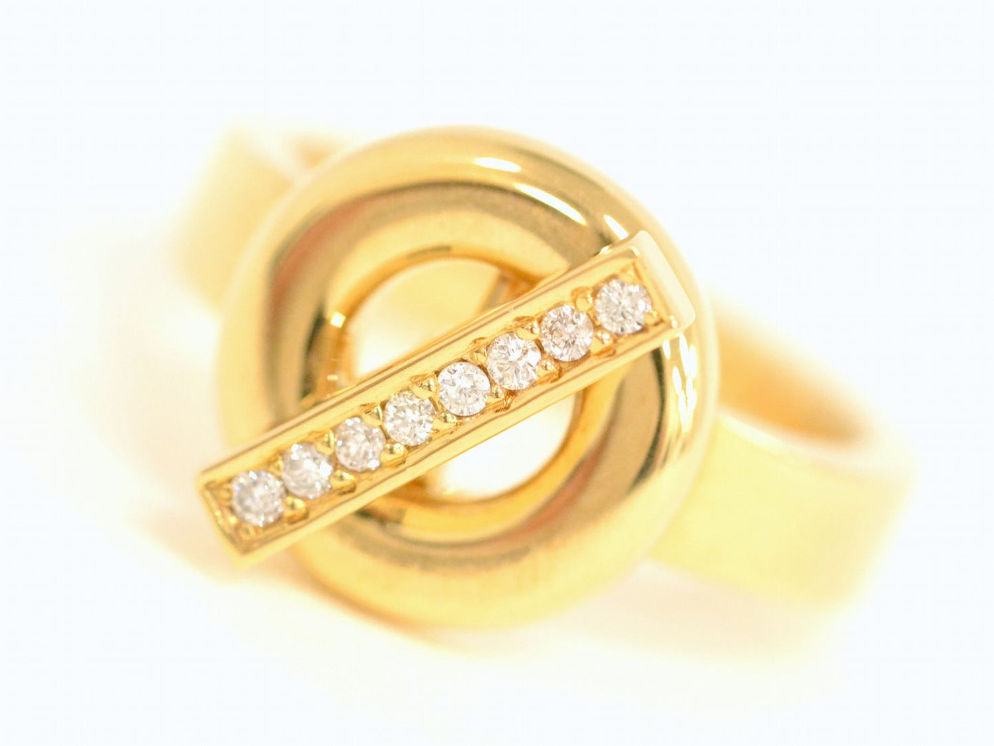 RUGIADA ダイヤモンド 750 YG リング 指輪 10号