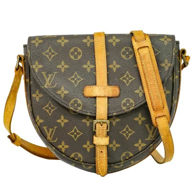 Louis Vuitton LOUIS VUITTON LV Chantilly MM Monogram Shoulder Bag Pochette Brown M51233 Chantilly Vuitton Bag Used 