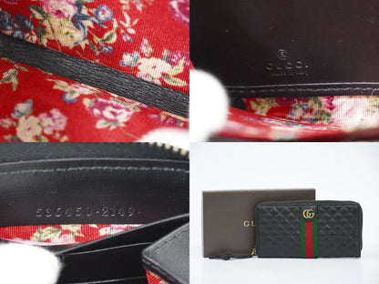 GUCCI シェリーライン ダブルG ラウンドファスナー 長財布