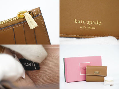 kate spade レザー 折財布