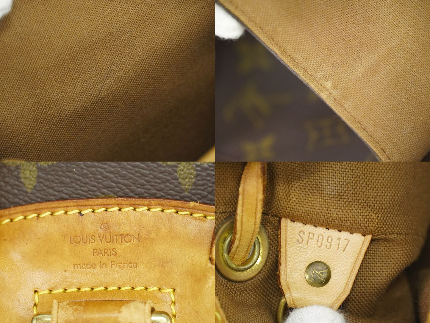 LOUIS VUITTON LV ミニ モンスリ モノグラム リュックサック M51137