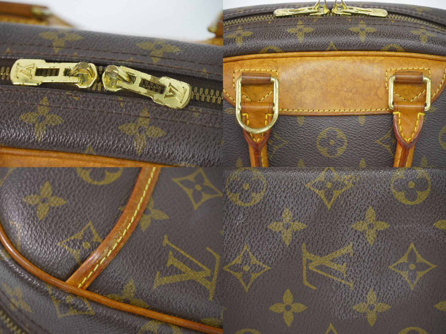 ルイヴィトン LOUIS VUITTON LV トゥルーヴィル モノグラム ハンドバッグ ブラウン M42228 Trouville ビトン バッグ  – BRAND BOX by HIRAKOBA